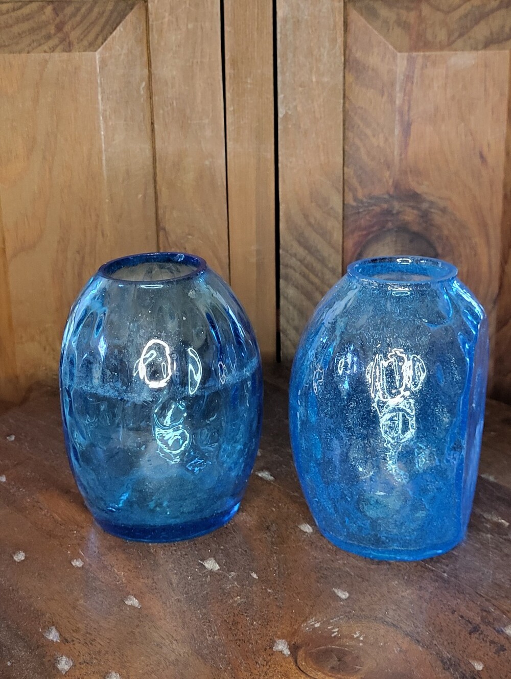 Vintage Blenko glass vase Bookends - Picture 11 of 12